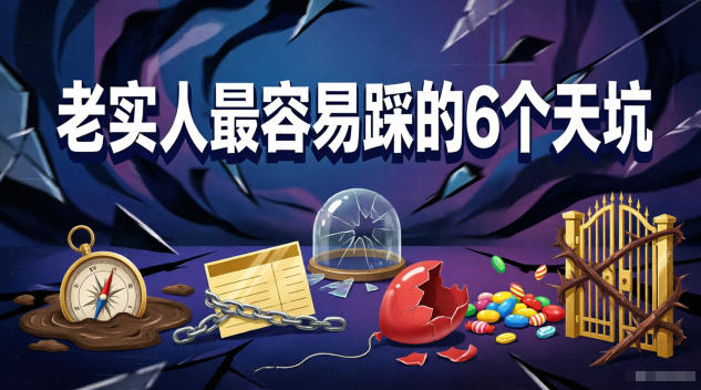 付费文章：老实人最容易踩的6个天坑-吾爱云课堂