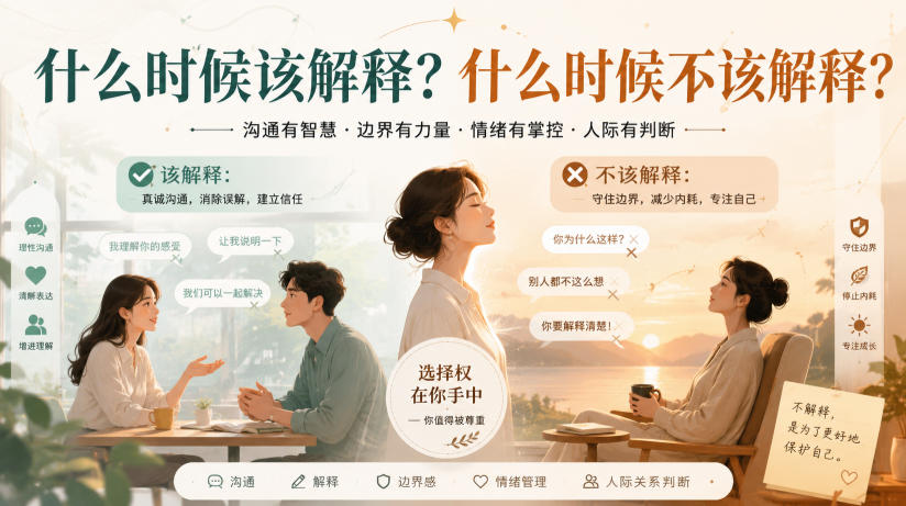 付费文章：什么时候该解释？什么时候不该解释？-吾爱云课堂