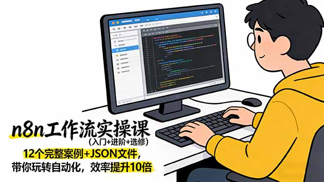 n8n工作流实操课(入门+进阶+选修-吾爱云课堂