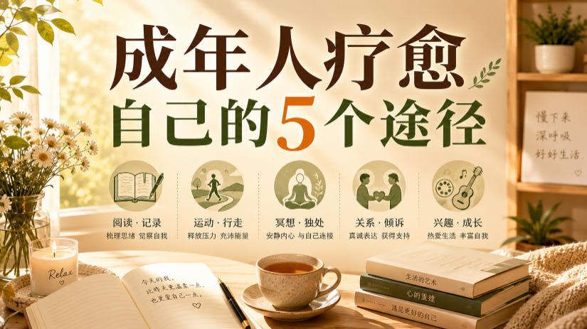 付费文章：成年人疗愈自己的5个途径-吾爱云课堂