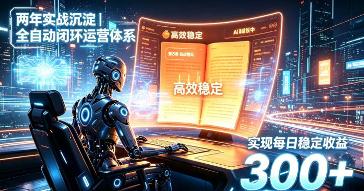 两年实战沉淀｜全自动闭环运营体系，实现每日稳定收益300+【揭秘】-吾爱云课堂