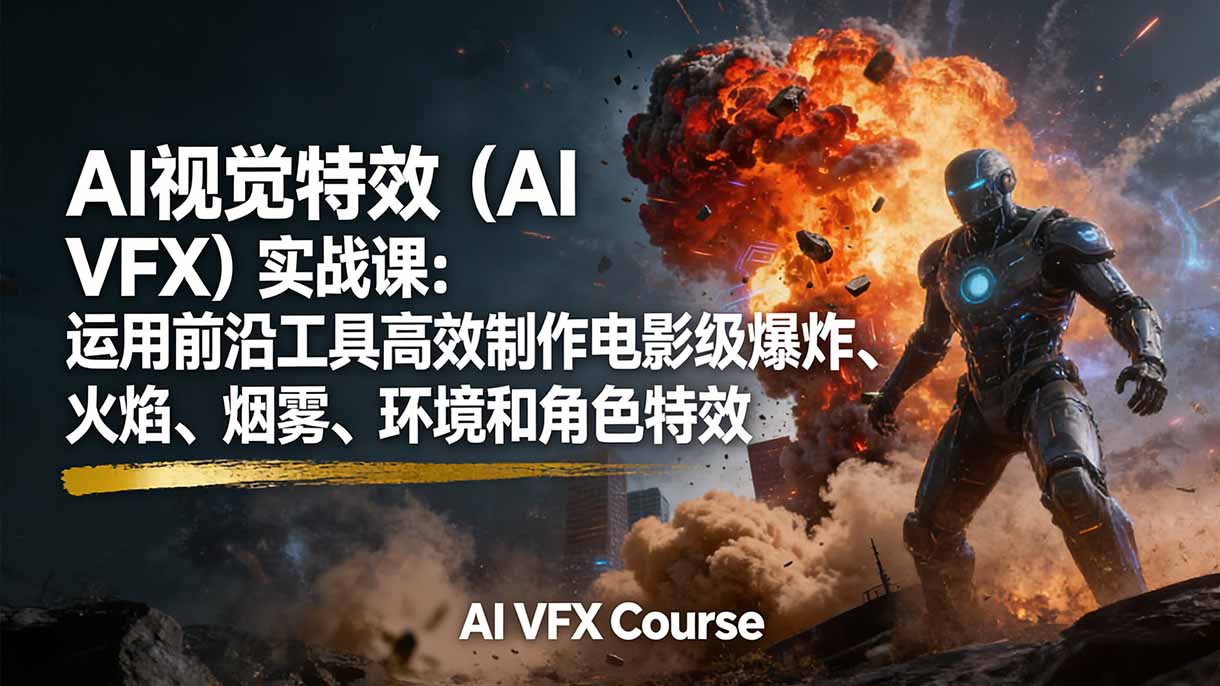 AI视觉特效(AI VFX-吾爱云课堂