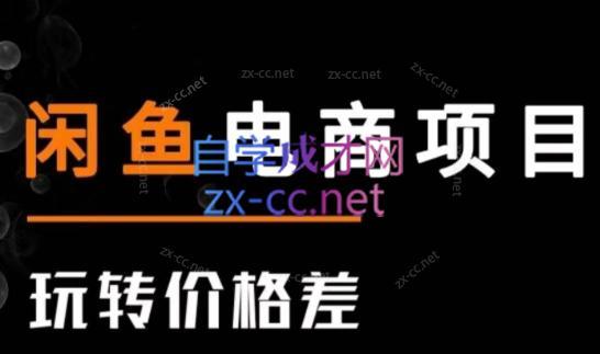 亿创繁星·闲鱼电商项目(玩转价格差)-吾爱云课堂