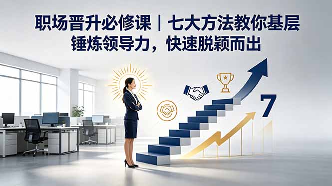 付费文章：职场晋升必修课｜七大方法教你基层锤炼领导力，快速脱颖而出-吾爱云课堂