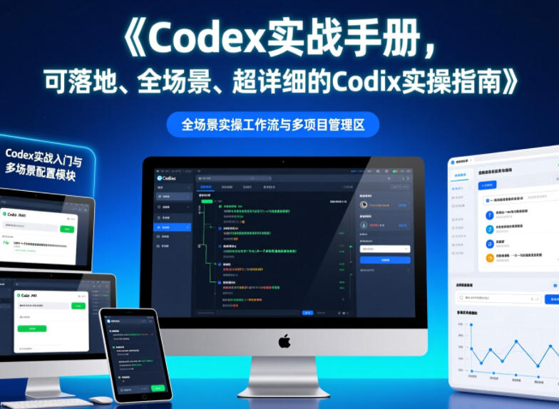 Codex实战手册，可落地、全场景、超详细的Codex实操指南-吾爱云课堂
