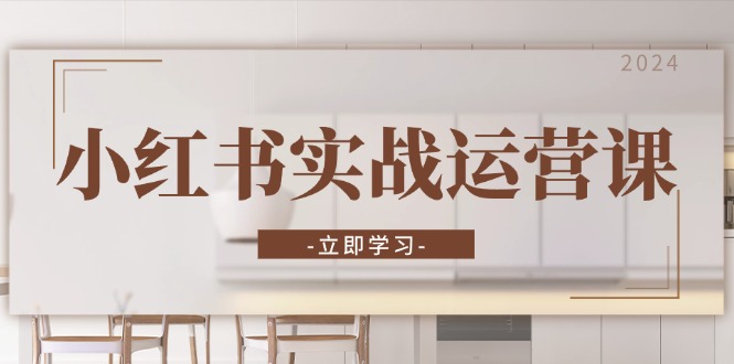 小红书实战运营课：从开通店铺到直播话术，打造爆款笔记与高效直播-吾爱云课堂