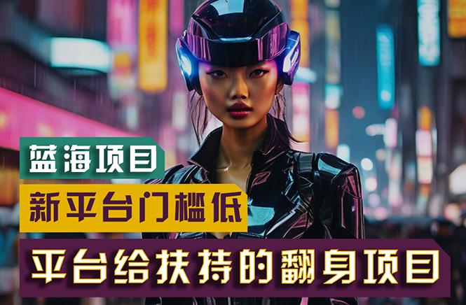 【蓝海项目】新平台无脑搬运，翻身项目 门槛低 小白也能轻松上手 日入500+-吾爱云课堂