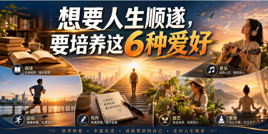 公众号付费文章：想要人生顺遂，要培养这6种爱好-吾爱云课堂