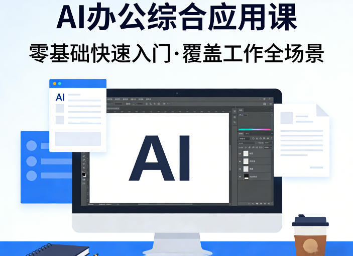 AI办公综合应用课，零基础快速入门，覆盖了工作中各种应用场景-吾爱云课堂