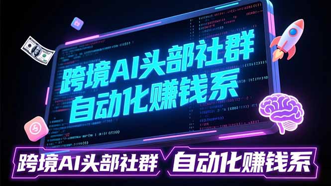 跨境AI头部社群前沿精选：聚焦可落地的AI实战经验，快速构建你的自动化赚钱系-吾爱云课堂