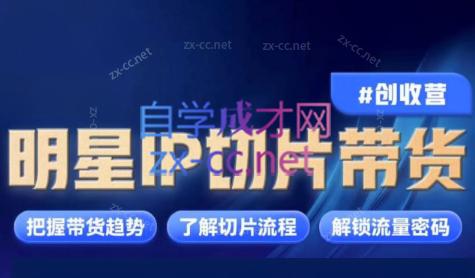 交个朋友·明星IP切片带货爆单营-吾爱云课堂