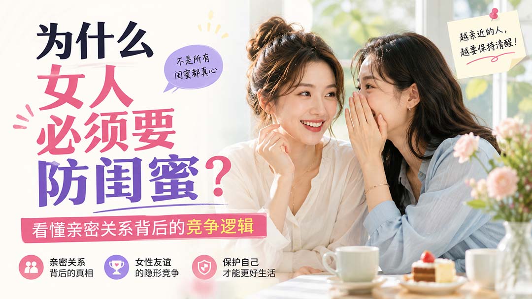 付费文章：为什么女人必须要防闺蜜？看懂亲密关系背后的竞争逻辑-吾爱云课堂