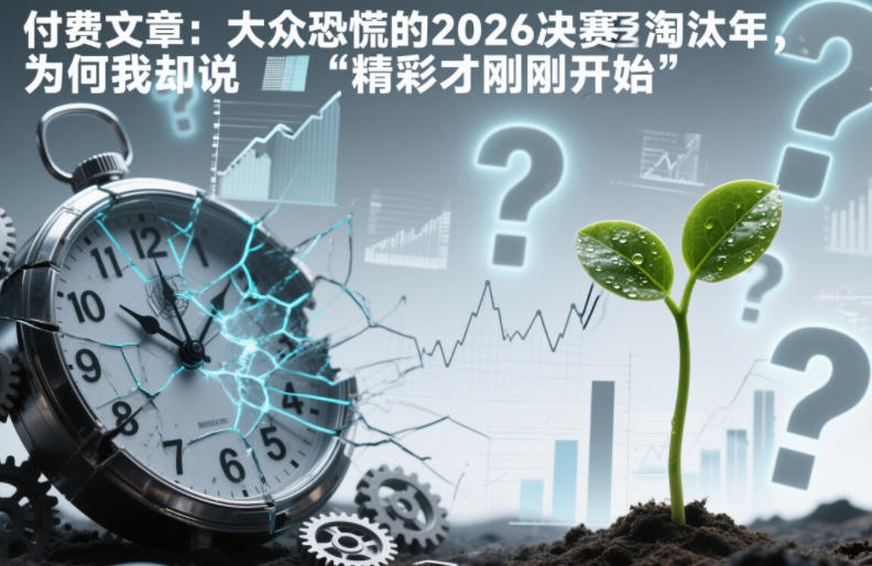 付费文章：大众恐慌的2026决赛淘汰年，为何我却说“精彩才刚刚开始”？-吾爱云课堂