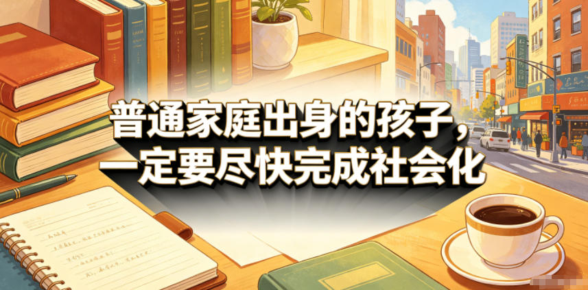 付费文章：普通家庭出身的孩子，一定要尽快完成社会化-吾爱云课堂