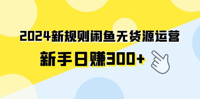 (9522期)2024新规则闲鱼无货源运营新手日赚300+-吾爱云课堂