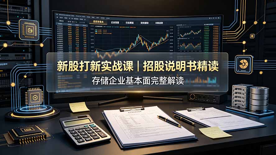 付费文章：新股打新实战课｜招股说明书精读，存储企业基本面完整解读-吾爱云课堂