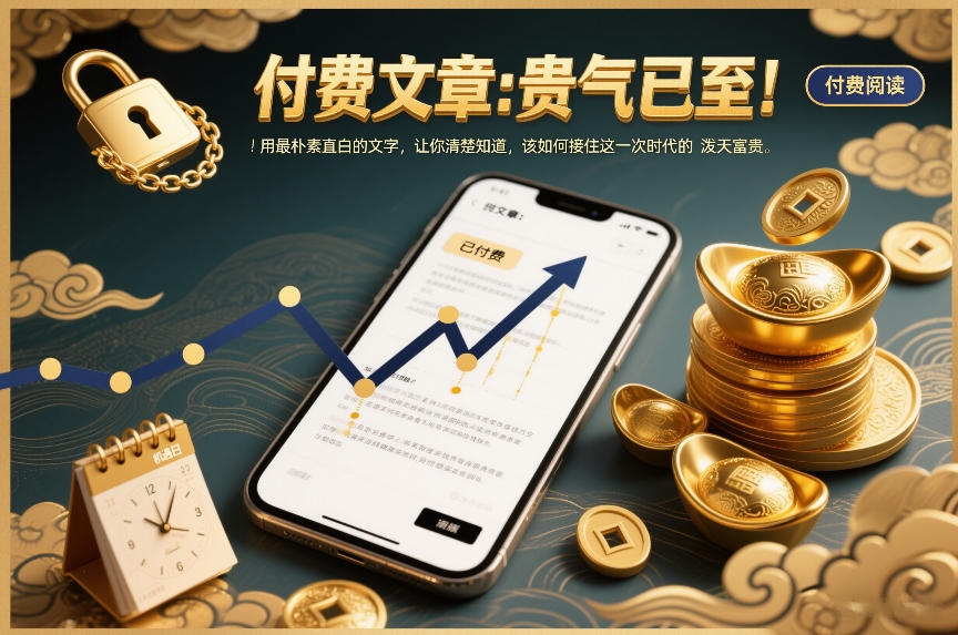 付费文章：贵气已至！用最朴素直白的文字，让你清楚知道，该如何接住这一次时代的泼天富贵-吾爱云课堂