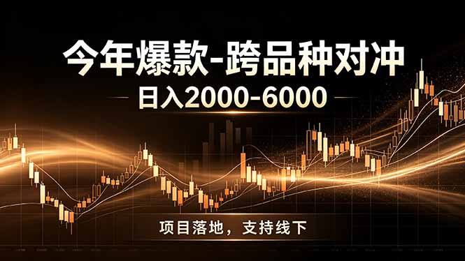 全新跨品种对冲模式上线！日稳定盈利 2000-6000，合规长久可批量放大-吾爱云课堂