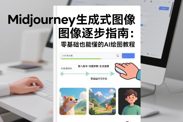 Midjourney生成式图像逐步指南：零基础也能懂的AI绘图教程-吾爱云课堂