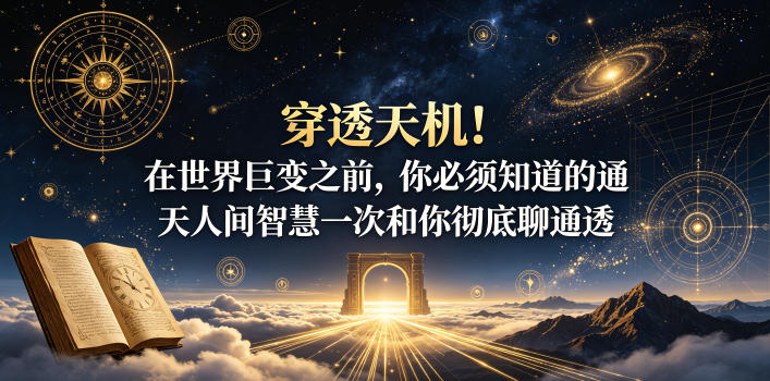 付费文章：穿透天机！在世界巨变之前，你必须知道的通天人间智慧一次和你彻底聊通透-吾爱云课堂