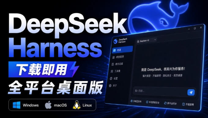 Github上近20万Stars，Harness现在可以双击运行使用了，Harness全平台桌面版-吾爱云课堂