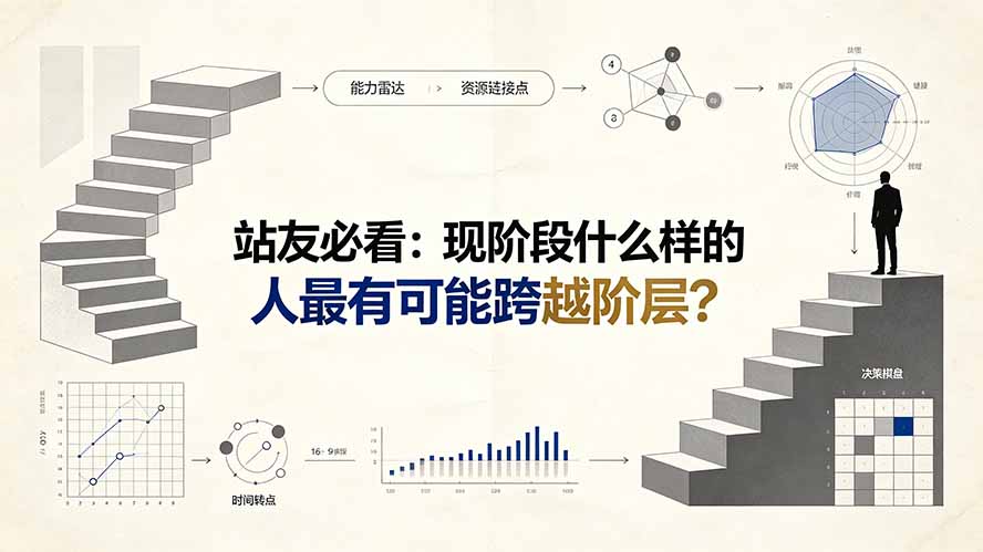 付费文章:站友必看:现阶段什么样的人最有可能跨越阶层?-吾爱云课堂