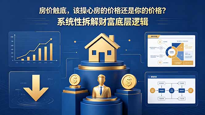 付费文章：房价触底，该操心房的价格还是你的价格？系统性拆解财富底层逻辑-吾爱云课堂