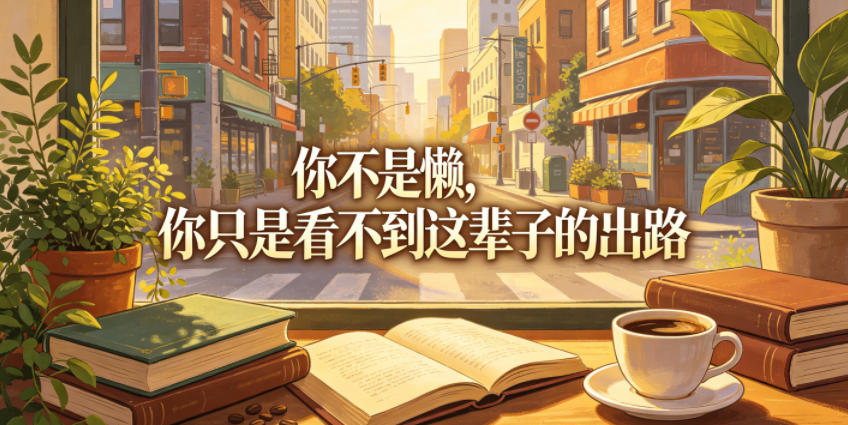 付费文章：你不是懒，你只是看不到这辈子的出路-吾爱云课堂