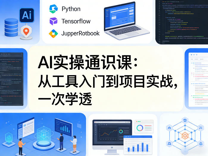 AI实操通识课，从工具入门到项目实战，一次学透-吾爱云课堂