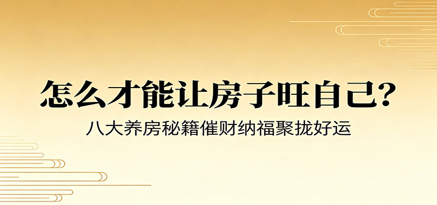 付费文章《怎么才能让房子旺自己？》八大养房秘籍催财纳福聚拢好运-吾爱云课堂