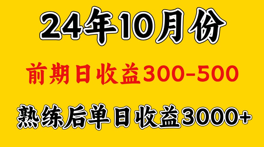 高手是怎么赚钱的.前期日收益500+熟练后日收益3000左右-吾爱云课堂
