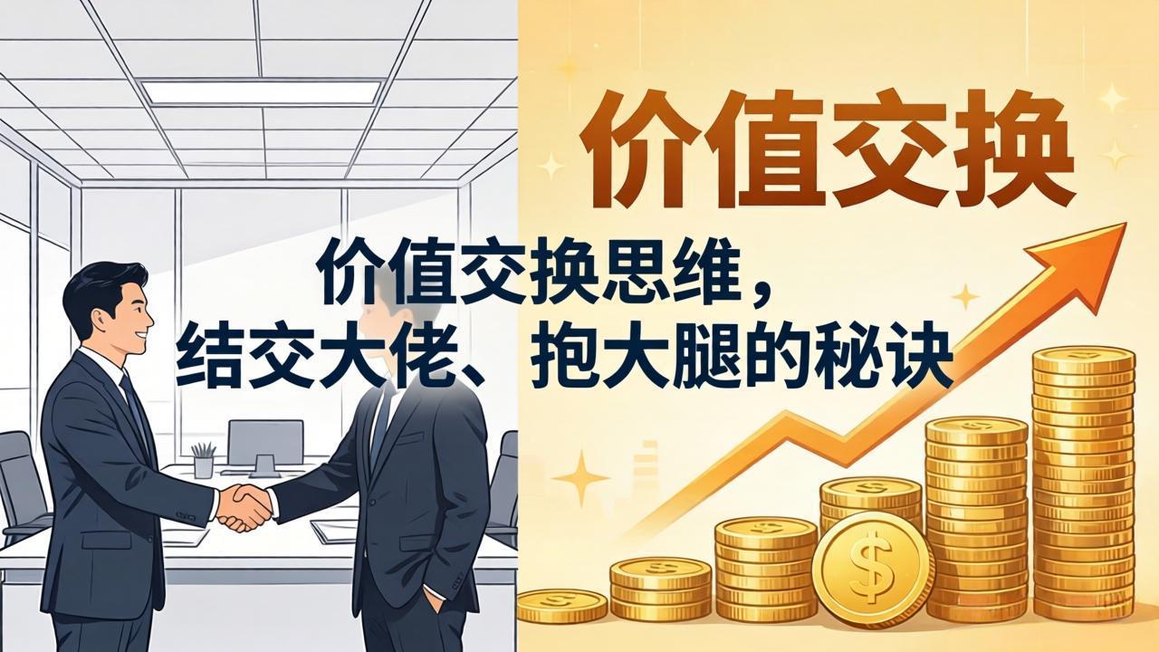 某付费文章：价值交换思维，结交大佬、抱大腿的秘诀-吾爱云课堂