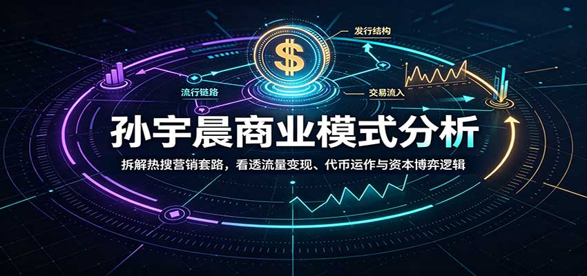 孙宇晨商业模式分析：拆解热搜营销套路，看透流量变现、代币运作与资本博弈逻辑-吾爱云课堂