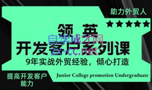 城哥·领英开发客户系列课-吾爱云课堂