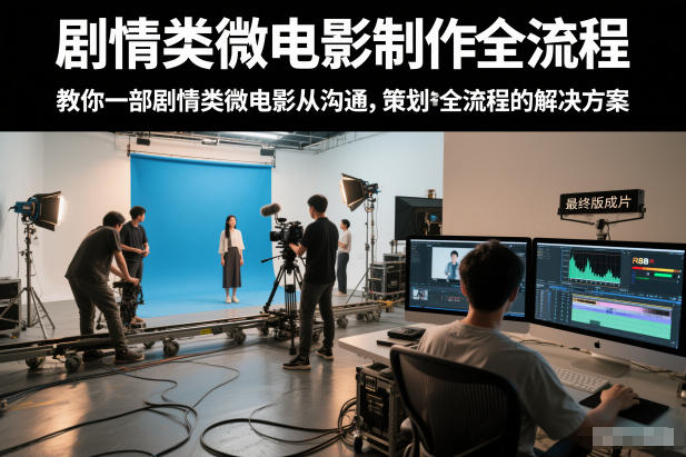 剧情类微电影制作全流程，教你一部剧情类微电影从沟通，策划到拍摄制作全流程的解决方案-吾爱云课堂