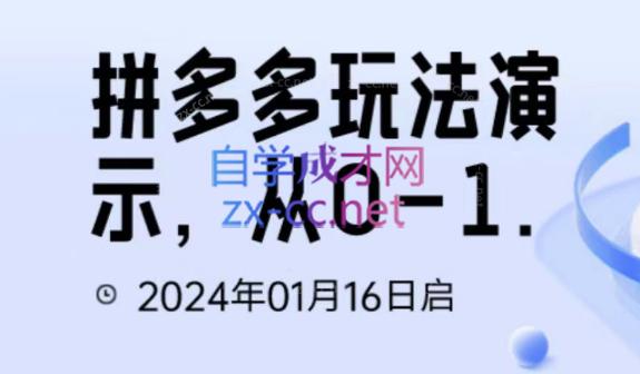 吴老师·拼多多从选品到截流到付费的玩法技巧-吾爱云课堂