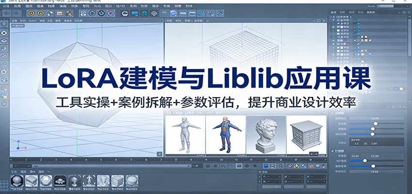 LoRA建模与Liblib应用课：工具实操+案例拆解+参数评估，提升商业设计效率-吾爱云课堂