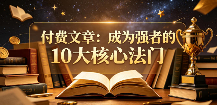 付费文章：成为强者的10大核心法门-吾爱云课堂