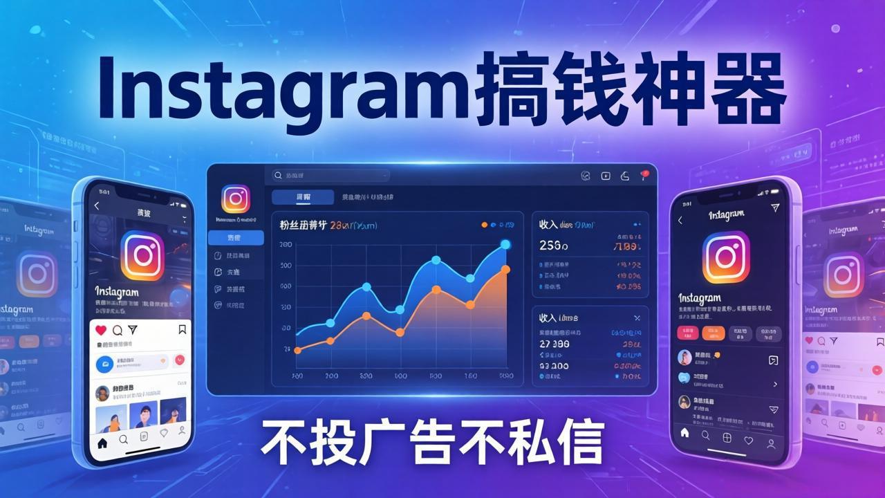 Instagram搞钱神器：月涨6万粉+月入5万刀，不投广告不私信，靠算法+低价产品-吾爱云课堂