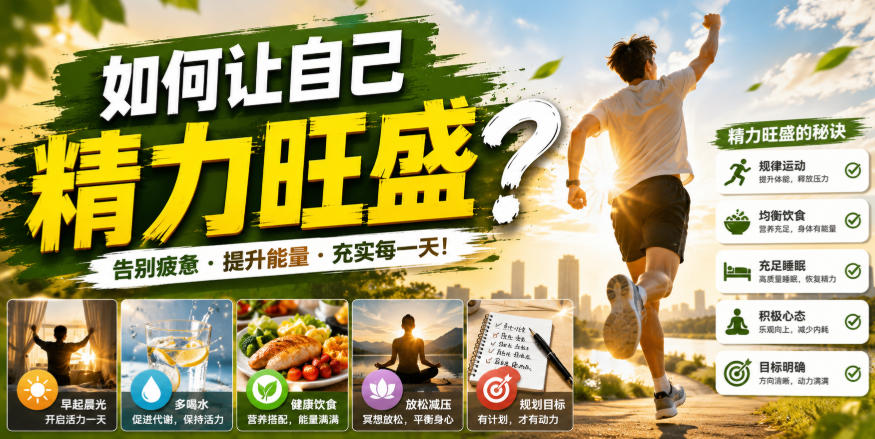 付费文章：如何让自己精力旺盛？-吾爱云课堂