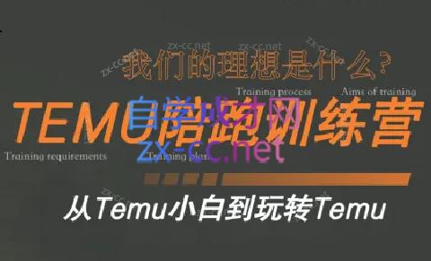 苗苗·拼多多跨境(temu)课程-吾爱云课堂