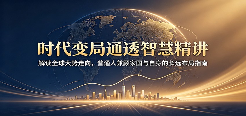 时代变局通透智慧精讲：解读全球大势走向，普通人兼顾家国与自身的长远布局指南-吾爱云课堂