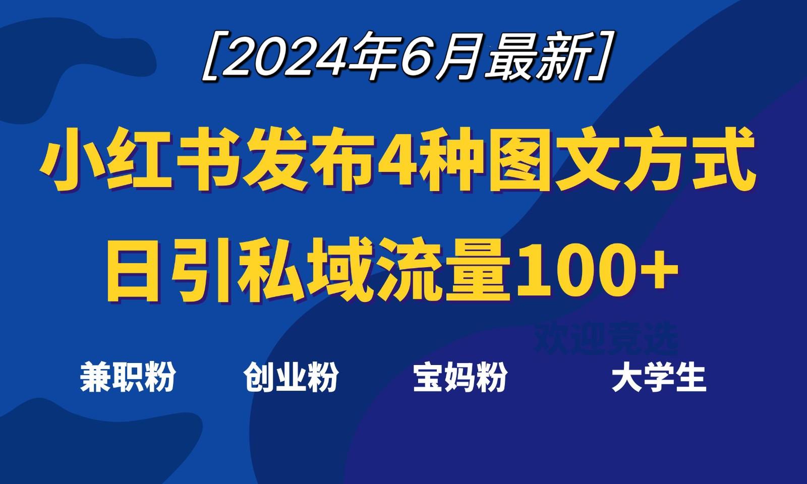 小红书发布这4种图文,就能日引私域流量100+-吾爱云课堂