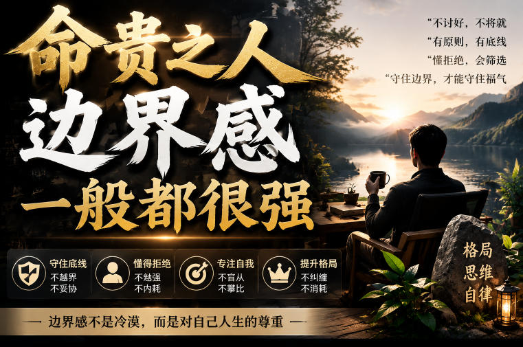 付费文章：命贵之人，边界感一般都很强-吾爱云课堂