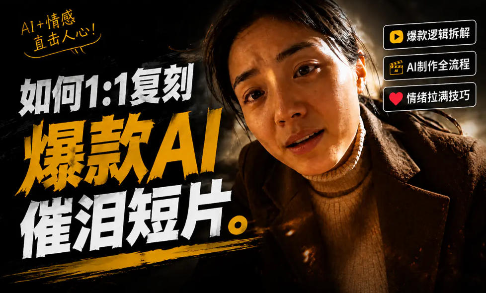 豆包+Gemini生成真人AI短剧-拆解复刻百万爆款第一人称短片,一站式讲透爆款复刻全流程-吾爱云课堂