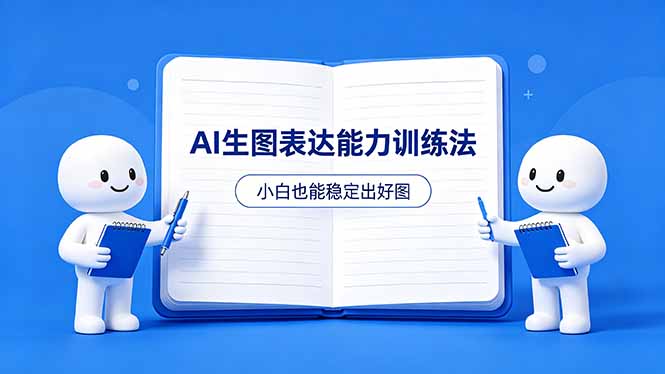AI生图不是做漂亮图，而是表达能力。这套方法让小白也能稳定出好图-吾爱云课堂