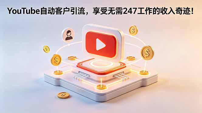 YouTube 自动客户引流，享受无需 247 工作的收入奇迹！【原创双语字幕】-吾爱云课堂