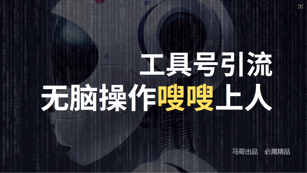 24年抖音最新工具号日引流300+创业粉,日入5000+-吾爱云课堂