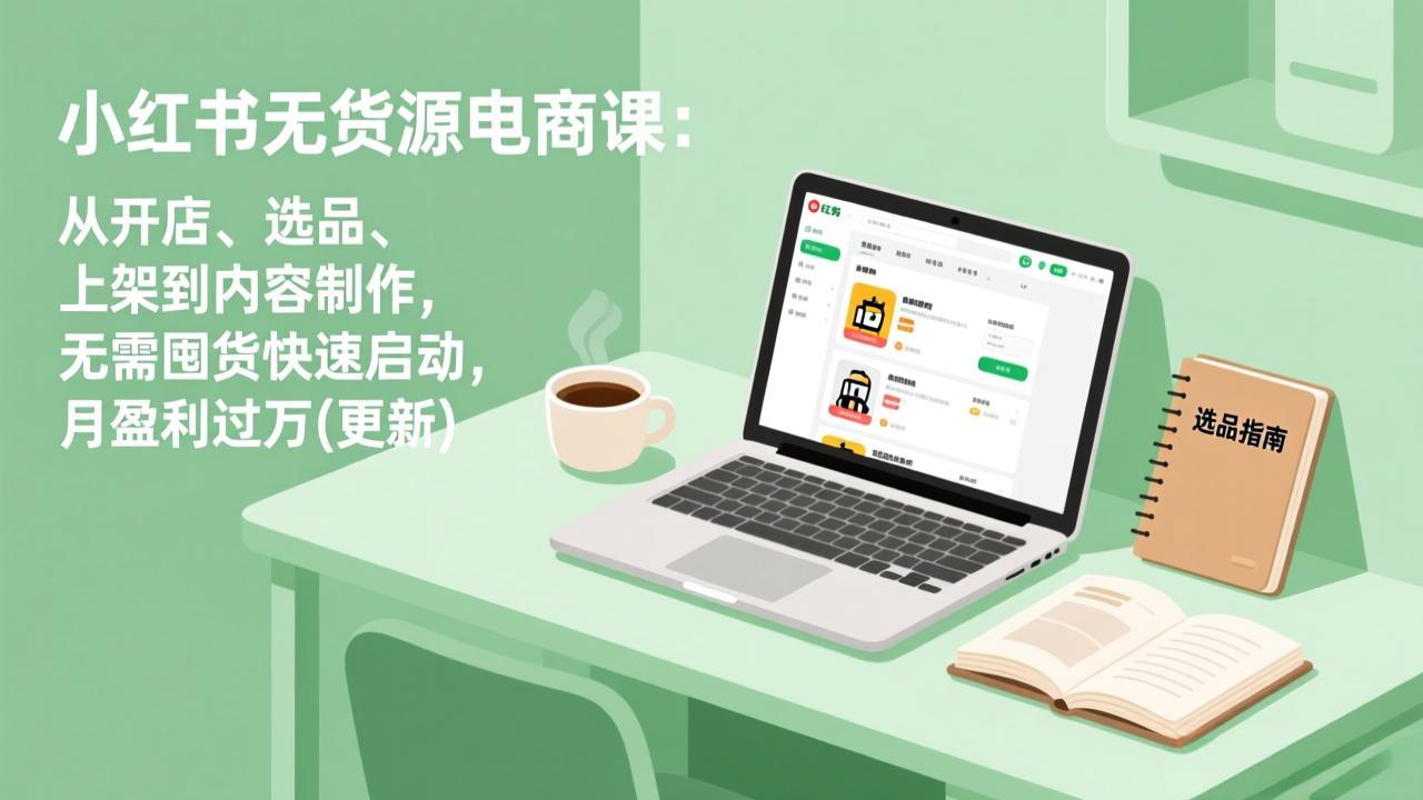 小红书无货源电商课(3月更新-吾爱云课堂