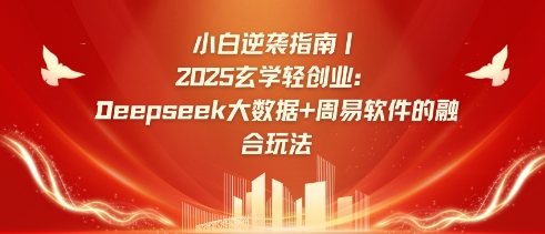 小白逆袭指南,2025玄学轻创业:Deepseek大数据+周易算法的融合玩法-吾爱云课堂